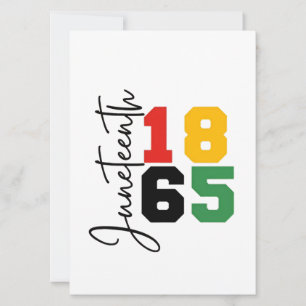 Den reala Independence day 1865 Inbjudningar