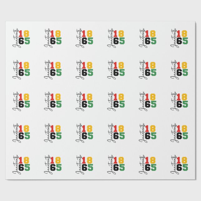 Den reala Independence day 1865 Presentpapper (Platt)