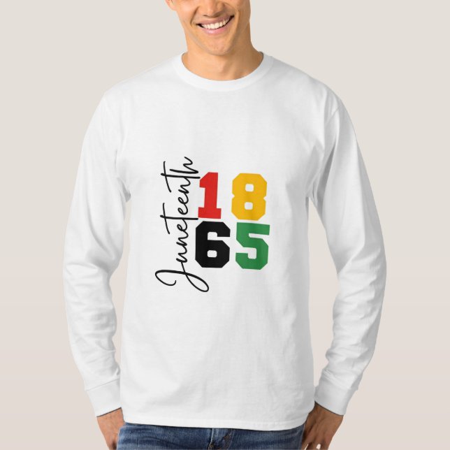 Den reala Independence day 1865 T Shirt (Framsida)