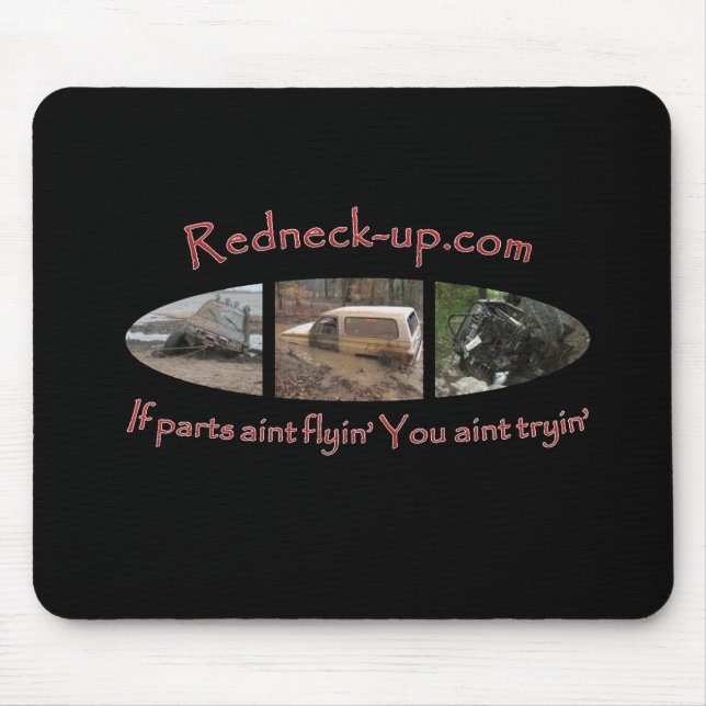 den Redneck-up.com musen vadderar Musmatta (Framsidan)