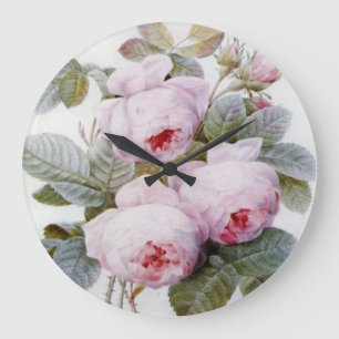 Den Redoute rosa rosväggen tar tid på Stor Klocka