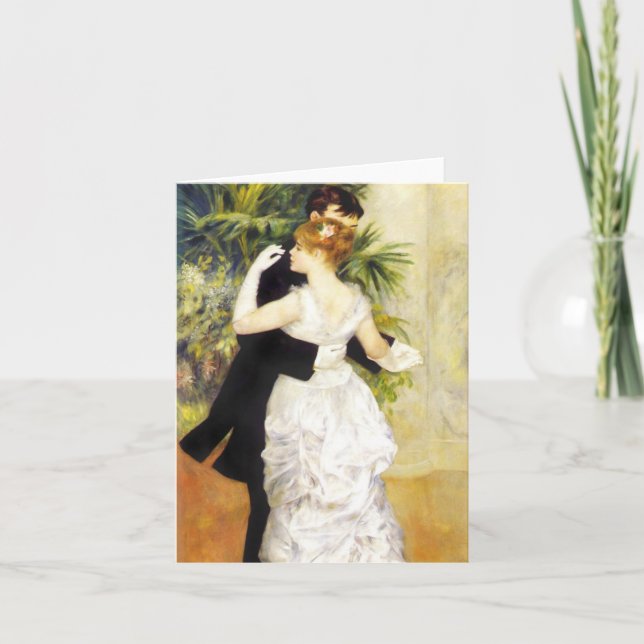 Den Renoir dansen i staden noterar kortet Kort (Framsida)