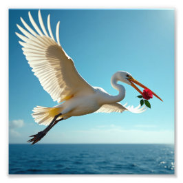 Den resande fågeln fototryck