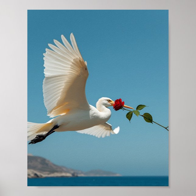 Den resande fågeln poster (Framsidan)