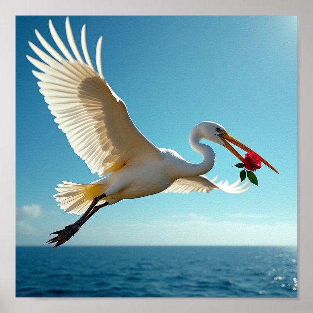 Den resande fågeln poster (Framsidan)