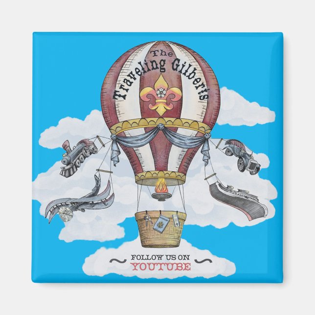 Den resande Gilberts Magnet (Framsidan)