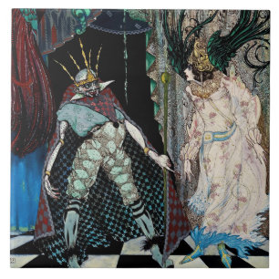 “Den resande kamraten” av Harry Clarke Kakelplatta