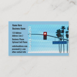 Den resebyråmanStillahavskustenKalifornien Visitkort