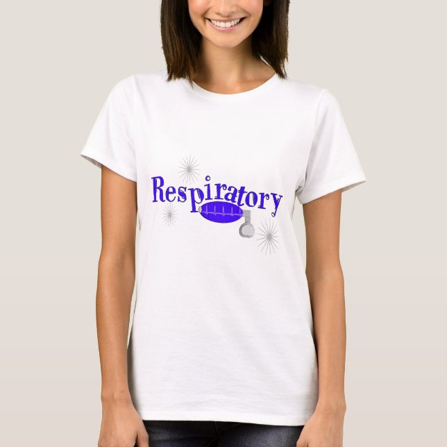 Den respiratoriska Therpist T-tröja Ambu hänger Tee Shirt (Framsida)