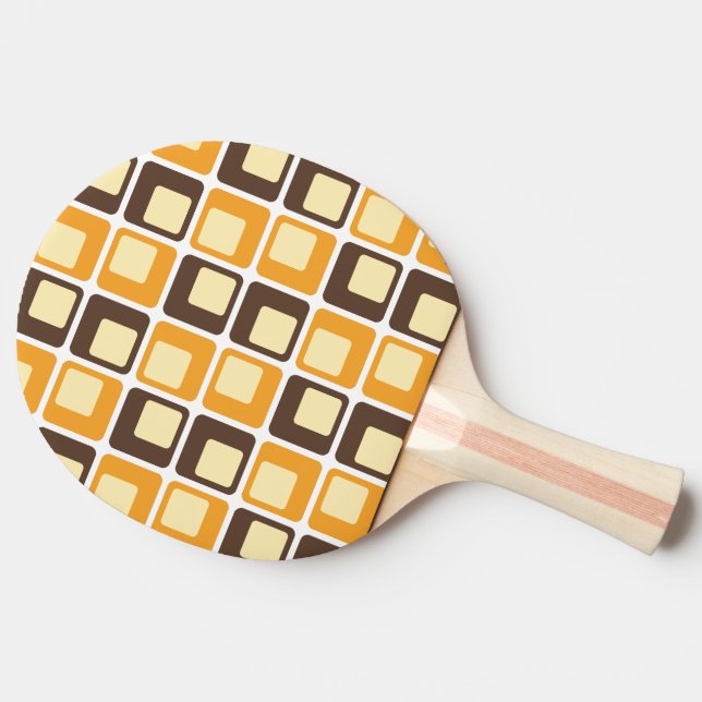 den Retro 70-tal kvadrerar Shapemönster Pingisracket (Sidan)