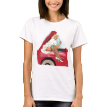 Den Retro bilen och modellerar