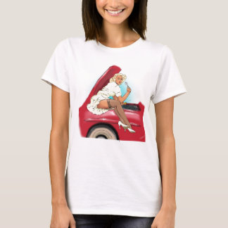 Den Retro bilen och modellerar Tröja
