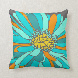 den retro blomman kudder kudde