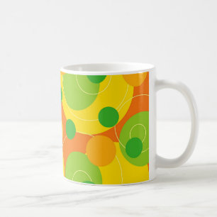 Den Retro citruset pricker den skraj Groovt Kaffemugg