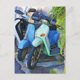 Den Retro fotoitalienare gjorde Piaggio Vykort