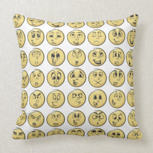 Den Retro humorboken Emoji kudder Kudde