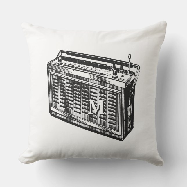 Den Retro illustrationen radiosände Kudde (Framsida)