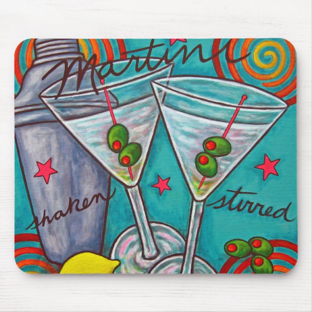 Den Retro Martini musen vadderar Musmatta (Framsidan)