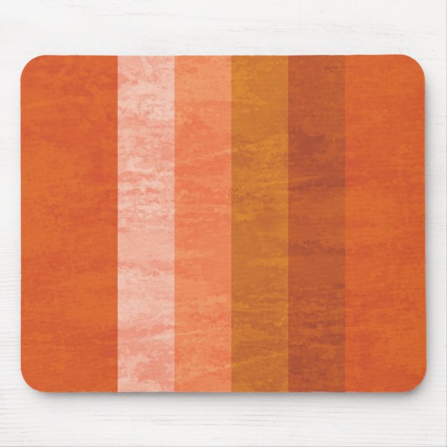 Den Retro orange musen vadderar Musmatta (Framsidan)