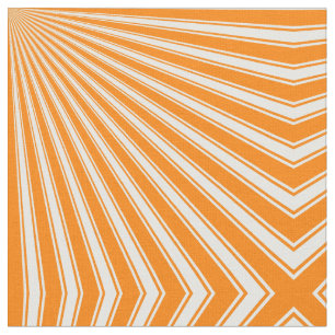Den Retro orange skraj solen Rays bakgrund Tyg
