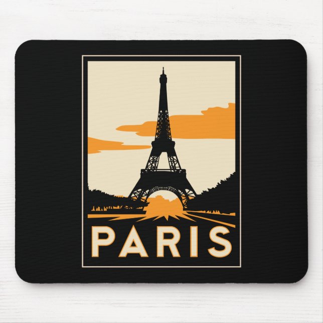 den retro paris art déco reser affischen musmatta (Framsidan)