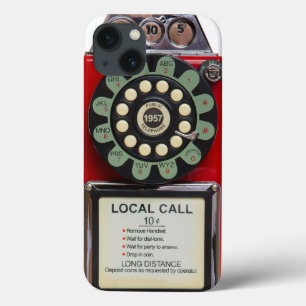 Den Retro röda Toughieiphonen täcker
