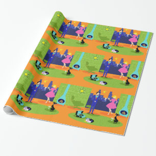 Den Retro romantiska aftonen kopplar ihop Presentpapper