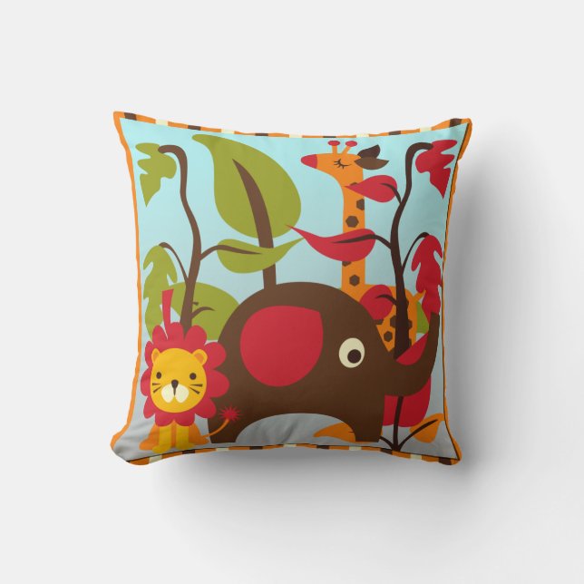 Den Retro safarien kudder Kudde (Framsida)