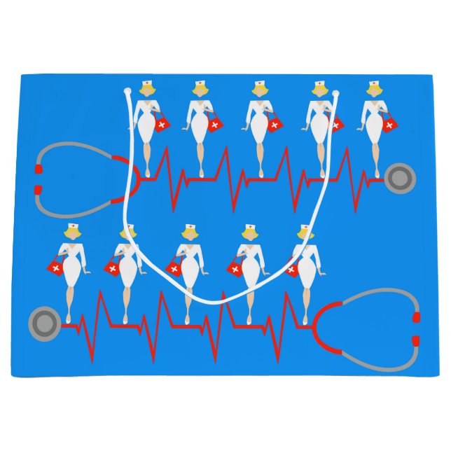 Den Retro sjuksköterskagåvan hänger lös (Framsidan)