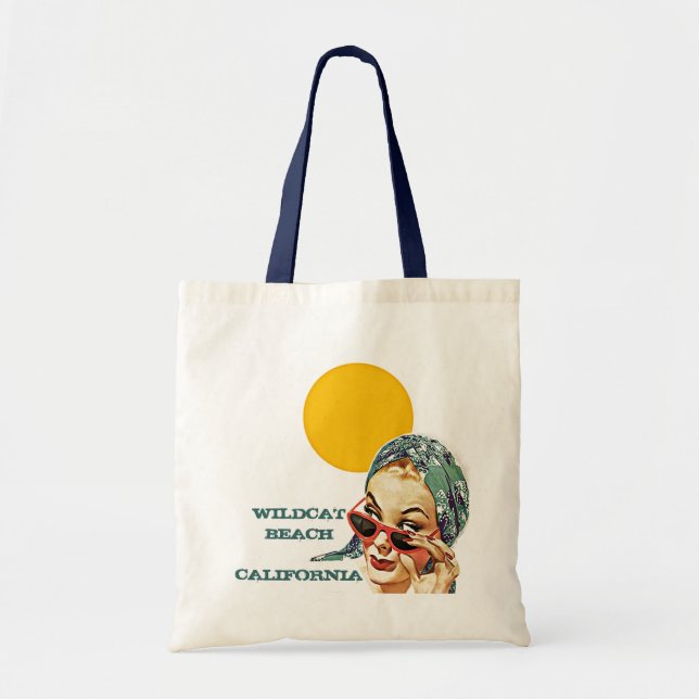 DEN RETRO SOMMARSTRANDEN HÄNGER LÖS TOTO HÄNGER TYGKASSE (Framsidan)