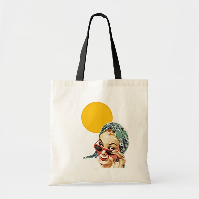 DEN RETRO SOMMARSTRANDEN HÄNGER LÖS TOTO HÄNGER TYGKASSE (Framsidan)