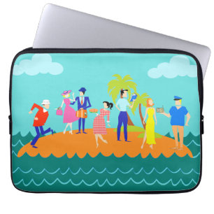 Den Retro tre timmen turnerar laptop sleeve