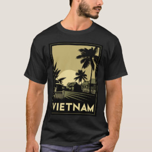 den retro vietnam South East Asia art déco reser Tröja