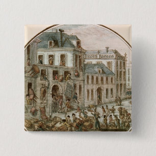 Den Reveillon tumulten av April, 1789 Knapp