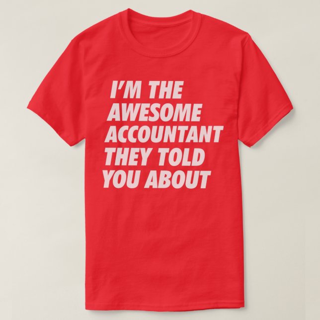 Den revisorn de berättade om B T Shirt (Design framsida)