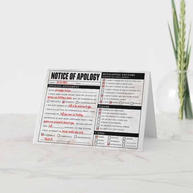 Den Rickroll Astley ursäkten märker Kort (Framsida)