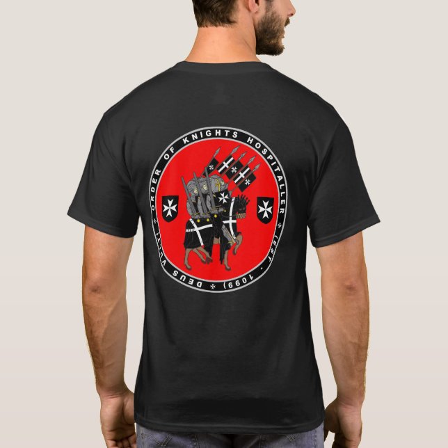 Den riddareHospitaller marschen som slåss, T-shirt (Baksida)