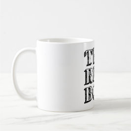 Den riktiga bossen kaffemugg