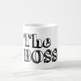 Den riktiga bossen kaffemugg