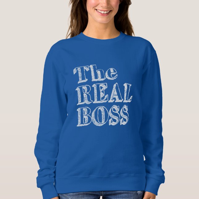 Den riktiga bossen t shirt (Framsida)