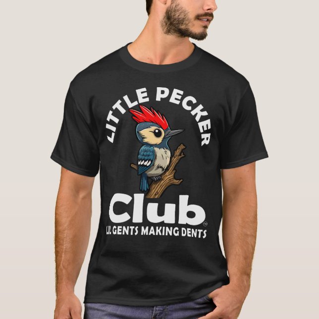 Den riktiga lilla Pecker-Klubben T Shirt (Framsida)