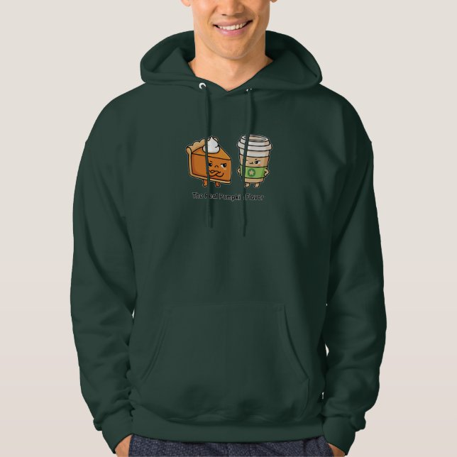 Den Riktiga Pumpasmaken Hoodie (Framsida)