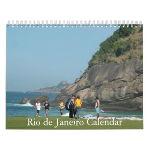 Den Rio de Janeiro exklusiven föreställer Kalender