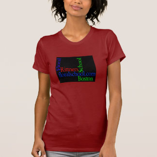 Den Rittners blommigten skolar floralschool.com Tee Shirt