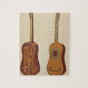 Den Rizzio gitarren, från "musikal instrumenterar Pussel