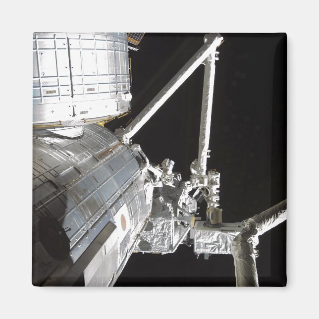 Den robotiska arm i den japanska experimenten Modu Magnet (Framsidan)