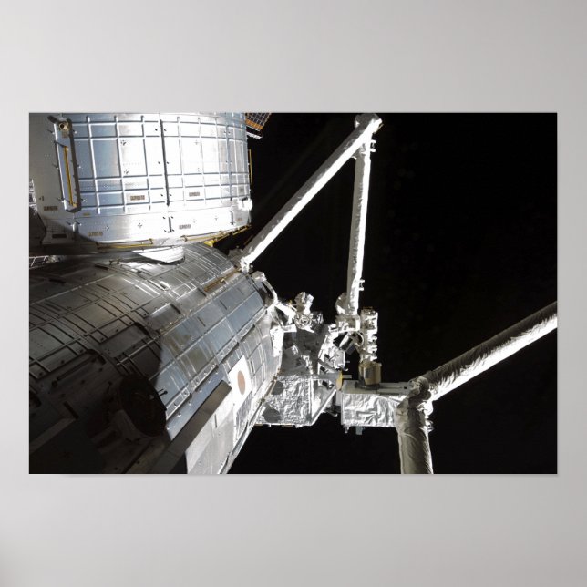 Den robotiska arm i den japanska experimenten Modu Poster (Framsidan)