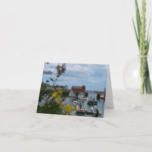 Den Rockport hamnen noterar kortet Kort