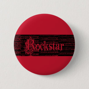 Den Rockstar rojoen klämmer fast Knapp