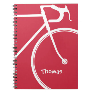 Den röd och vitabstraktcykeln noterar boken anteckningsbok